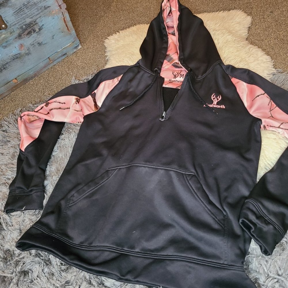 Pink Huntworth Camo Hoodie